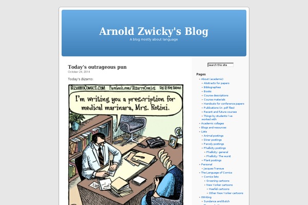 WordPress website example screenshot