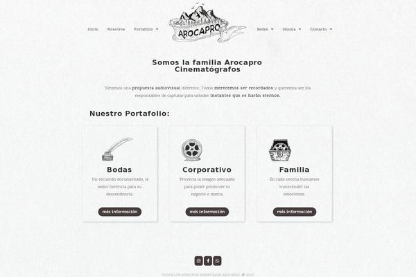 WordPress website example screenshot