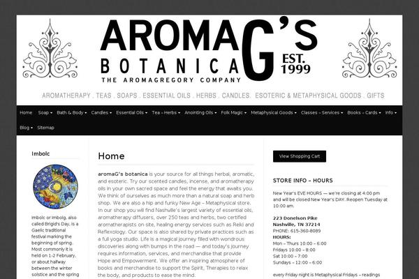 aromagregory.com site used Wp-prosperity-2