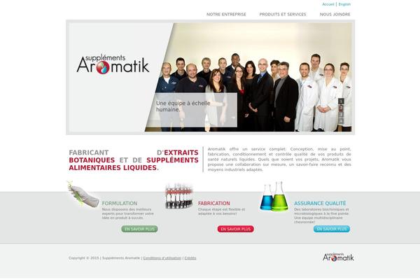 aromatik.ca site used Wpactivis