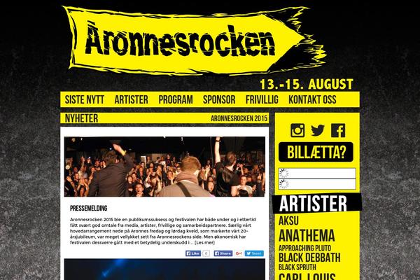 aronnesrocken.com site used Aronnesrocken