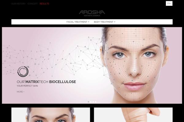 arosha.it site used Arosha