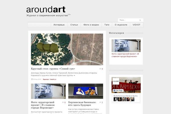 aroundart.ru site used Bangkok Press 1.11