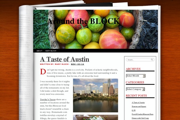 aroundtheblockkc.com site used Fresh Ink Magazine