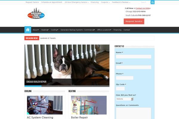Sahifa theme site design template sample