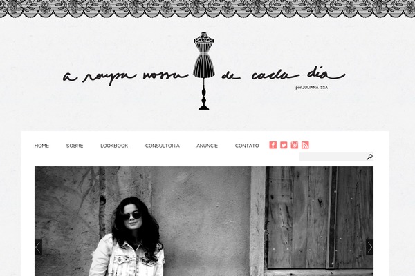 Blog theme site design template sample