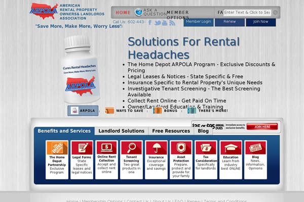 WordPress website example screenshot