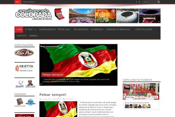 News Talk theme site design template sample