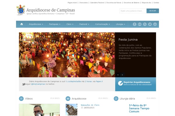 arquidiocesecampinas.com site used Minhaparoquia