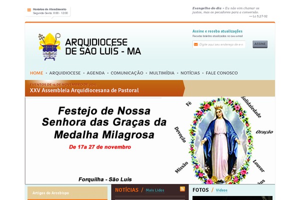 arquidiocesedesaoluis.com.br site used Saintchurch