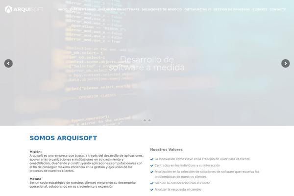 Jupiter theme site design template sample