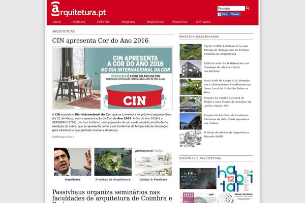 arquitetura.pt site used Arquitetura