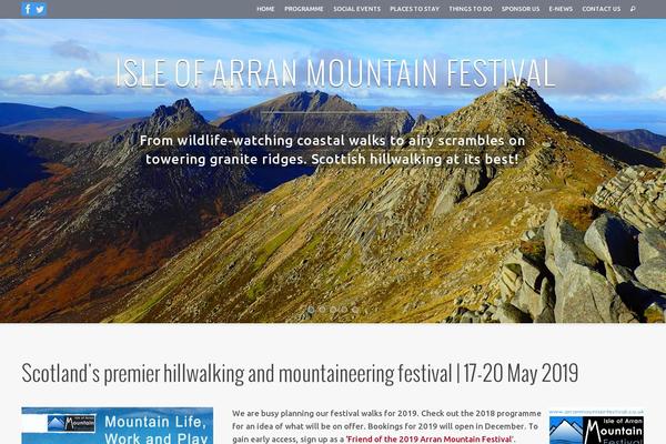 WordPress website example screenshot