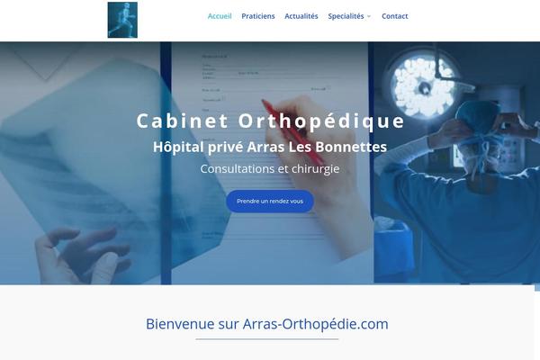 Divi theme site design template sample