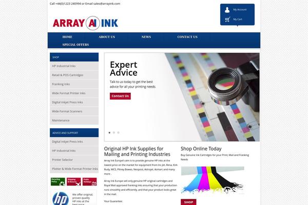 arrayink.com site used Arrayinks