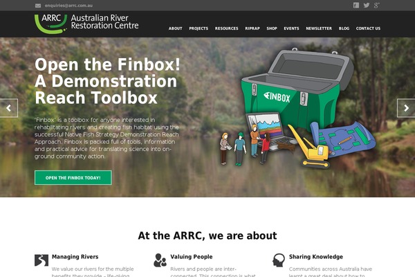 arrc.com.au site used Flatpack