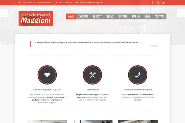 Furniot theme site design template sample