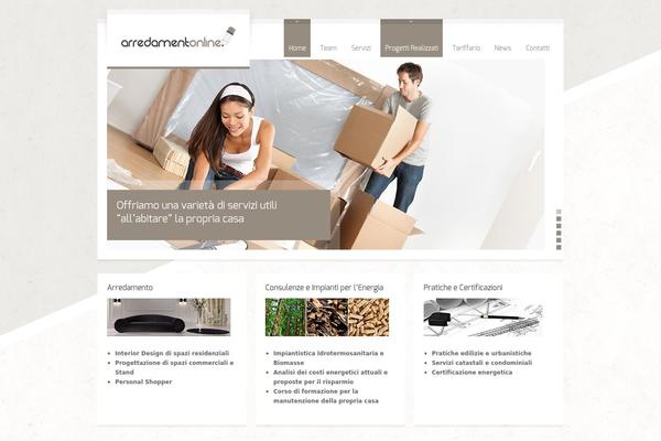 arredamentonline.it site used RT-Theme 17
