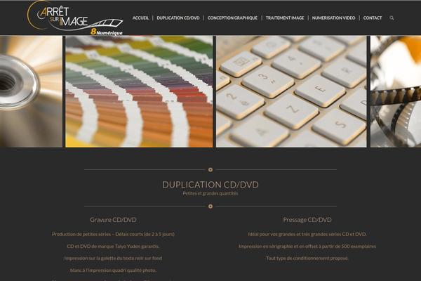 Enfold theme site design template sample