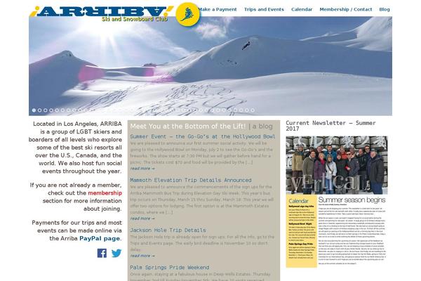 The7 Child theme site design template sample