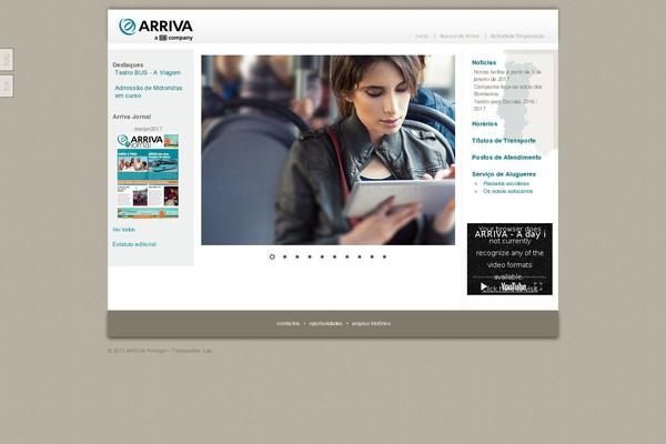 arriva.pt site used Arriva2