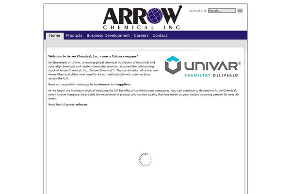 arrowchemical.com site used Orangecorporate