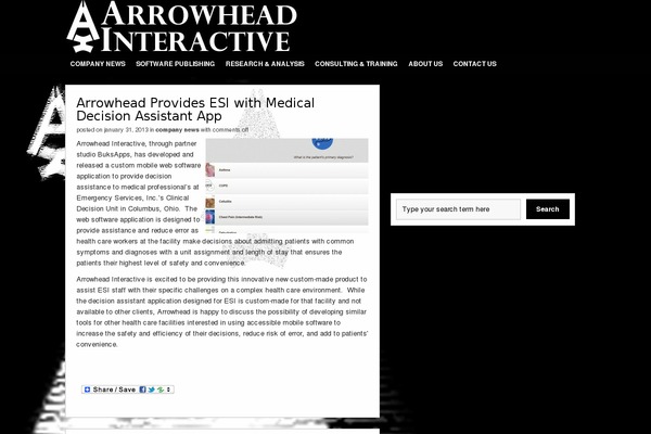 arrowhead-interactive.com site used Guerrilla_theme