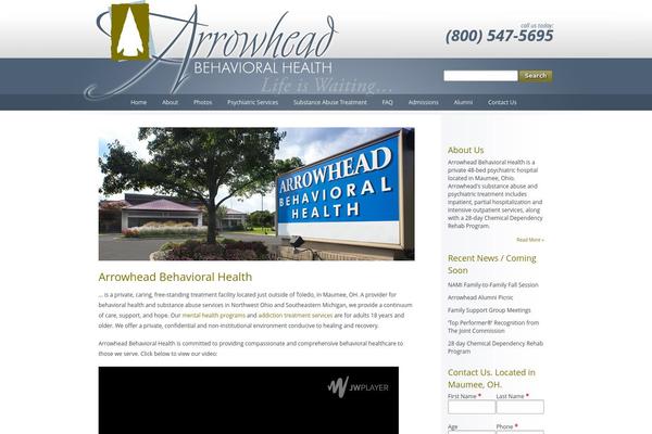 arrowheadbehavioral.com site used Arrowhead