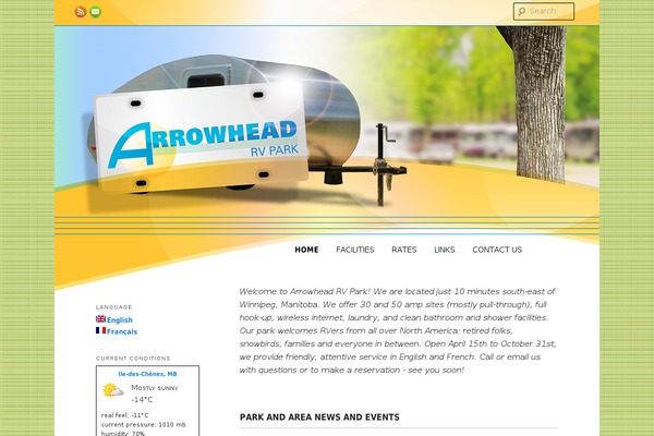 arrowheadrvpark.ca site used Arrowheadnew