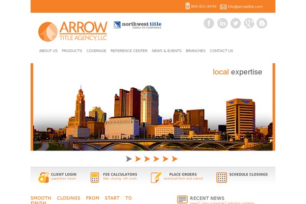 arrowtitle.com site used Arrow