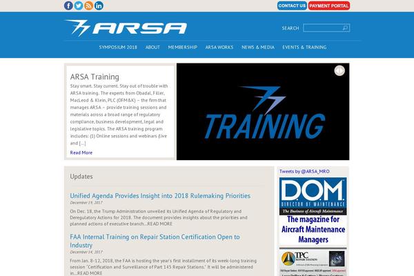 arsa.org site used Arsa