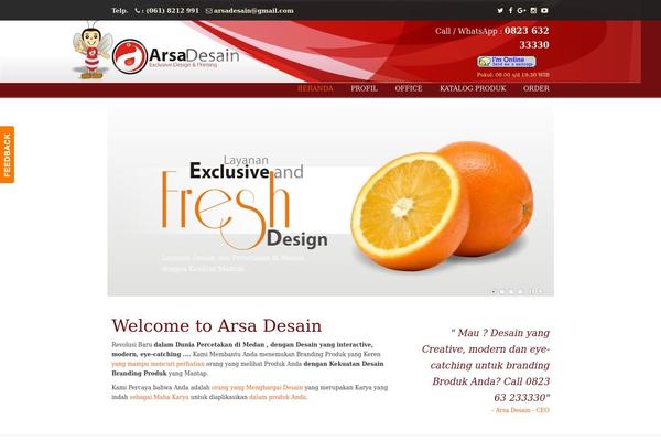 WordPress website example screenshot