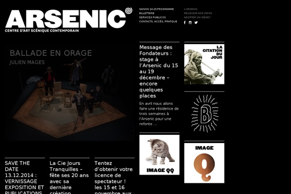 arsenic.ch site used Arsenic