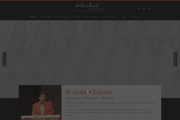Enfold-child theme site design template sample