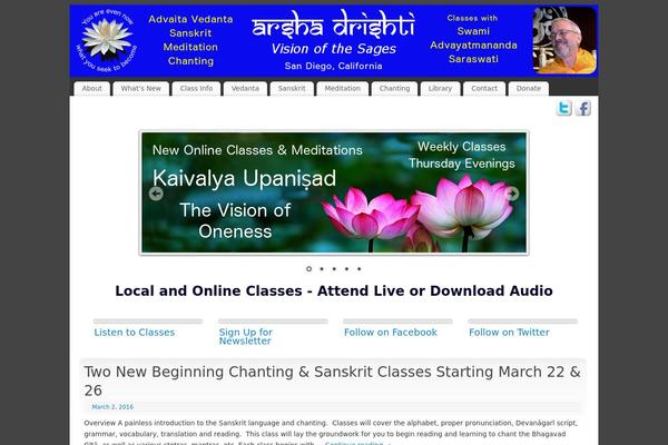Mantra theme site design template sample