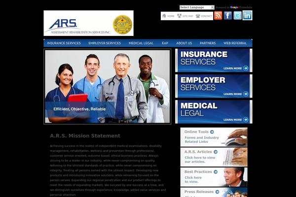 arsi.ca site used Arsitheme