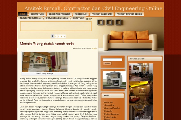 WordPress website example screenshot