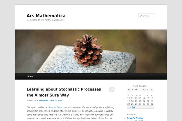 Twenty Eleven theme site design template sample