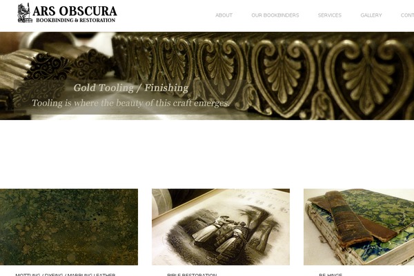 arsobscurabookbinding.com site used Ultrasimpleres