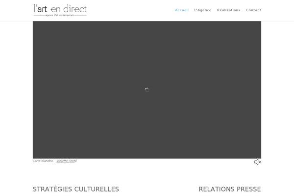 art-en-direct.fr site used Brrrilliantwp