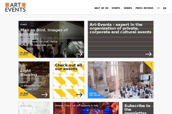 art-events.it site used Artevents