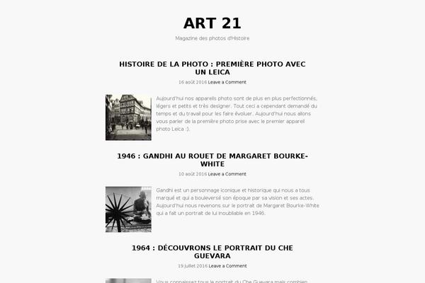 art21.fr site used Mags-pro