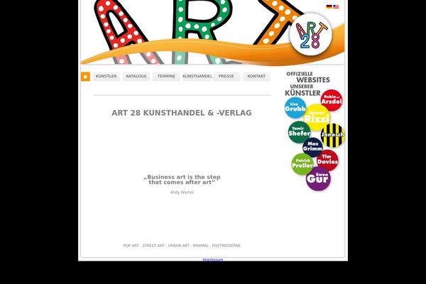 art28.com site used Art28