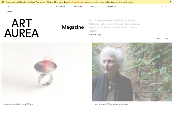 artaurea.com site used Artaurea_responsive