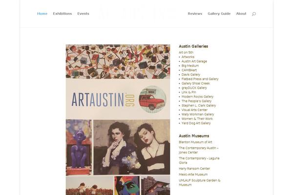 artaustin.org site used Artthing