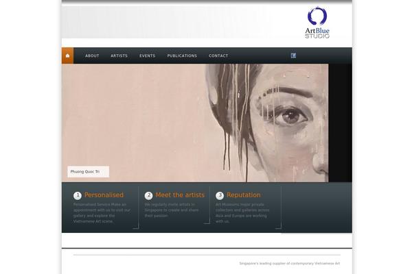 Calibra theme site design template sample