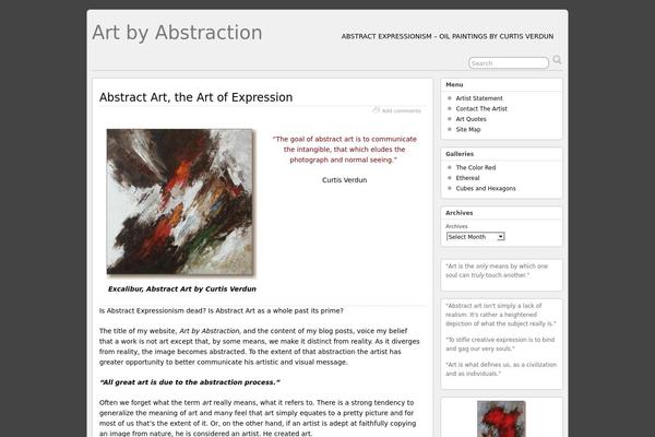 Suffusion theme site design template sample