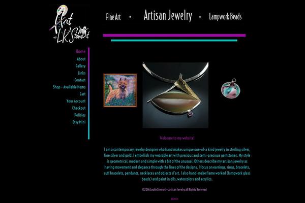 artbylkstewart.com site used Stewart-theme