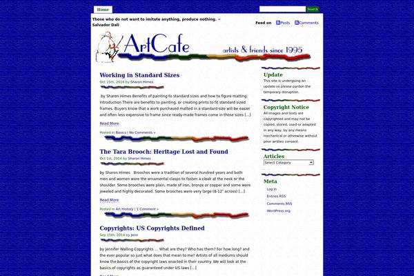 Acn theme site design template sample