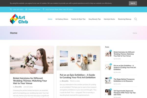 WordPress website example screenshot